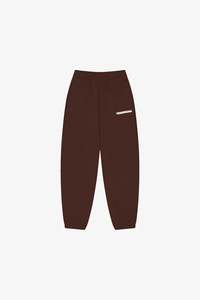 Blocks: BLOCK CUFFED SWEATPANTS | Brown