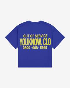 T Shirts: Out of Service Tee | Blue