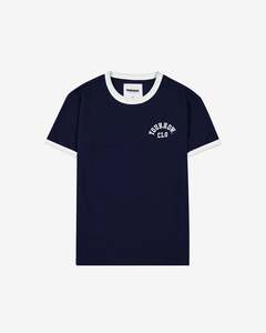 T Shirts: Shrunken Ringer Tee | Navy