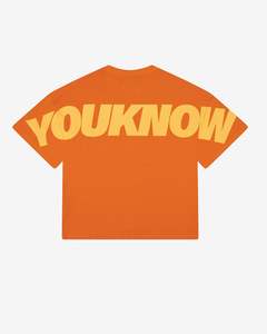 T Shirts: Big Back Tee | Orange Sherbert