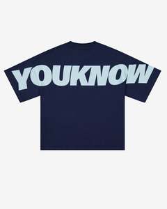 Big Back Tee | Navy Ice