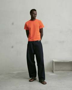 T Shirts: Nothing Shrunken Tee | Persimmon