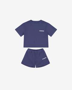 KIDS WAFFLE SET | Denim Blue