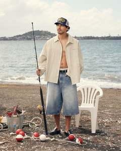 Shorts: Jumbo Jorts | Mid Blue Wash