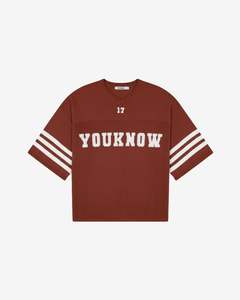 American Football Knit Jersey | Muted Red