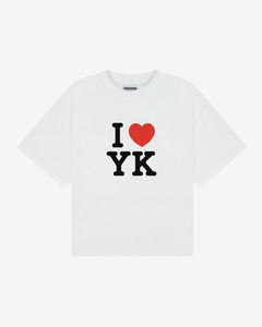 T Shirts: I Heart YK Tee | White