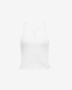 YK Move Cloud Scoop Top | White