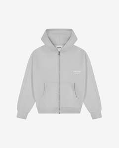 New Arrivals: Panelled Zip Up Hoodie | Light Grey