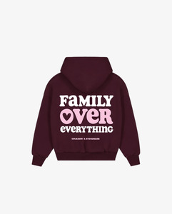 YK Kids x Steedmans Hoodie | Burgundy