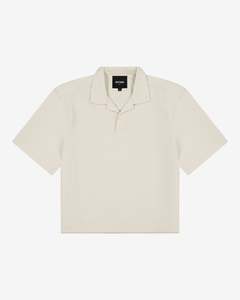Nothing Boxy Pintuck Polo | Ecru