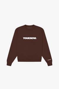 Block Crewneck | Brown