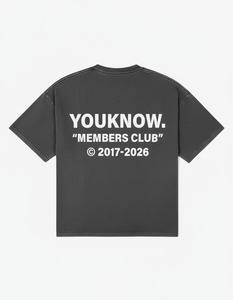 2026 Member's Club Tee | Washed Grey