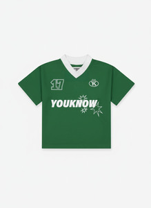 Kids Football Top | Kelly Green