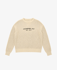 New Arrivals: Knit Chunky Crew Sweater | Wheat