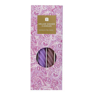 Talking Tables Party: Boho Purple Spiral Candles - 4 Pack