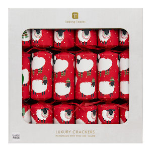 Talking Tables Christmas: Sheep Christmas Crackers (6 pack)