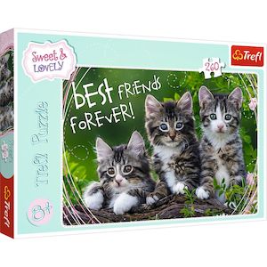 Trefl Puzzles: Trefl "260" - Feline friendship