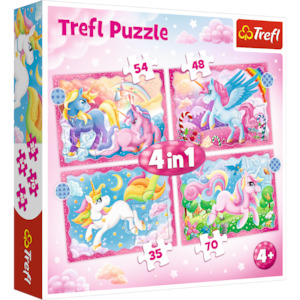 Trefl "4in1" - Unicorns and Magic