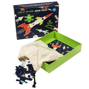 Junior Puzzles: Glow in the Dark Space Puzzle 100 pieces
