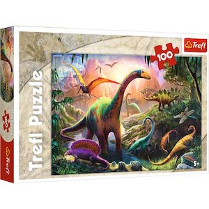 Junior Puzzles: Trefl "100" Dinosaur’s land