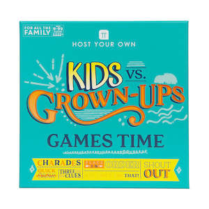 Kids Games 1: Host Your Own Kids vs Adults Party Board Game