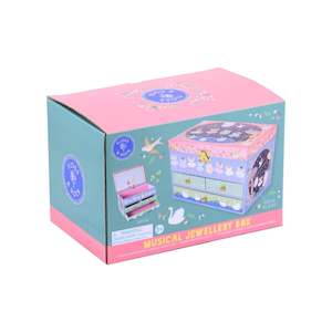 New: Enchanted - Musical Jewellery Box with 3 Drawers