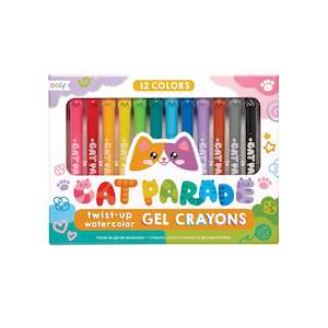 Cat Parade Gel Crayons - Set of 12