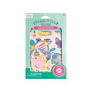In Stock: Stickiville Nom Nom Narwhals Scented Stickers