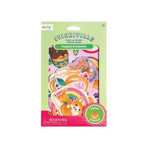 In Stock: Stickiville Peaches and Puppies Scented Stickers