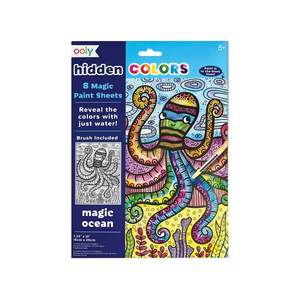 Hidden Colours Magic Paint Sheets - Magic Ocean