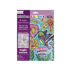 Hidden Colours Magic Paint Sheets - Magic Nature