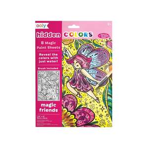 Hidden Colours Magic Paint Sheets - Magic Friends