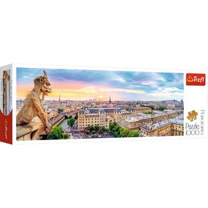 Trefl Puzzles: Trefl "1000 Panorama" - View from the Cathedral of Notre-Dame de Paris