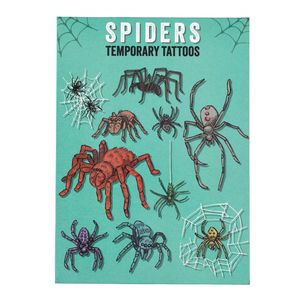 Rex London: Temporary Tattoos - Spiders