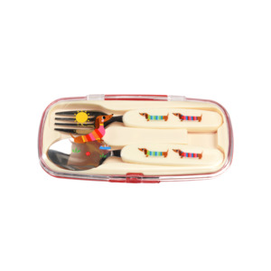 Rex London: Children's Cutlery Set - Sausage Dog