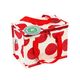 Rex London - Insulated Lunch Bag - Red on White Spotlight