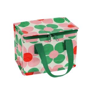 Rex London - Insulated Lunch Bag - Pink and Green Daisy