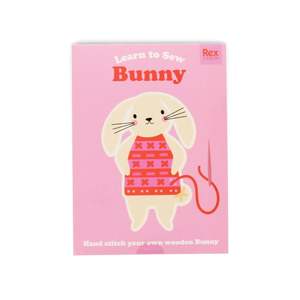 Learn To Sew Wooden Hand-Stitch Set - Bunny