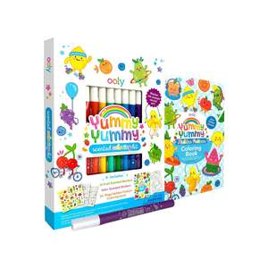 Yummy Yummy Scented Colouring Kit - Markers Stickers & Colouring Book