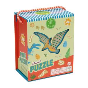 In Stock: Floss & Rock - 30pc Shaped Puzzle - Dino