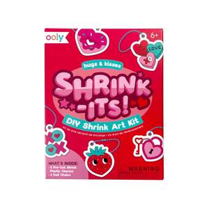 Best Sellers: Ooly - Mini Shrink-Its! DIY Shrink Art Kit - Hugs & Kisses