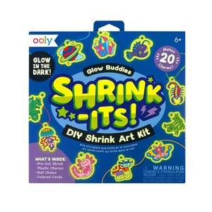 Ooly - Shrink-Its! DIY Shrink Art Kit - Glow-in-the-Dark Buddies