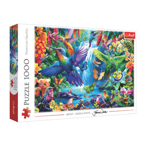 Wooden Toys 1: Trefl 1000pc Puzzle - Tropical Hummingbirds