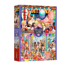Trefl 2 x 500pc Puzzle - Fluffy Friends