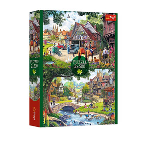 Trefl 2 x 500pc Puzzle - Idyllic life