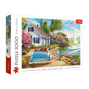 Wooden Toys 1: Trefl 2000pc Premium Puzzle - Holiday Haven