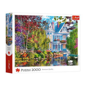 Trefl 2000pc Premium Puzzle - House by the Lake