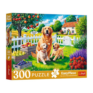 Wooden Toys 1: Trefl 300 EasyPiece Puzzle - Dogs in the Countryside