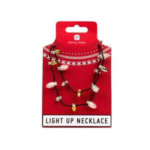 Gold & Silver Light Up LED Necklace