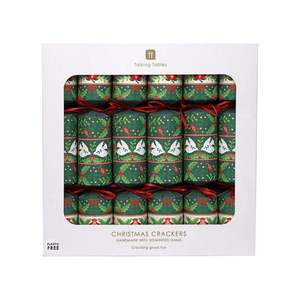 Wooden Toys 1: Folklore Green Christmas Crackers - 6 Pack